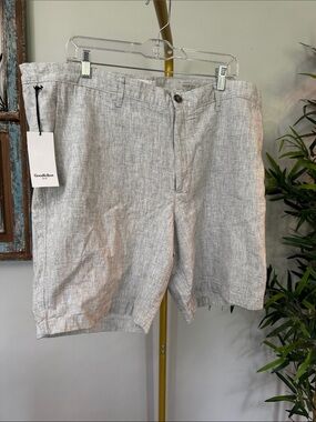Goodfellow & Co Linen-Blend Flat Front Men’s Shorts NWT 40
